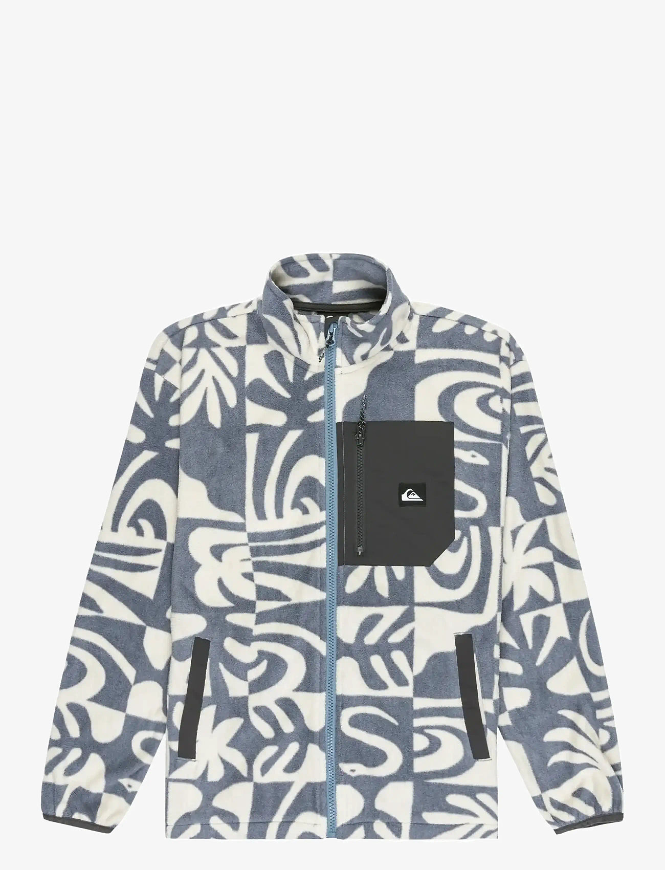 Quiksilver - ICE FIELDS FZ YOUTH - fleecejackor - china blue desert checker - 0