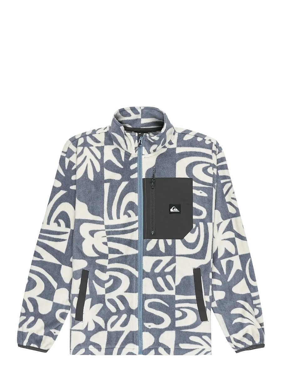 Quiksilver - ICE FIELDS FZ YOUTH - china blue desert checker - 0