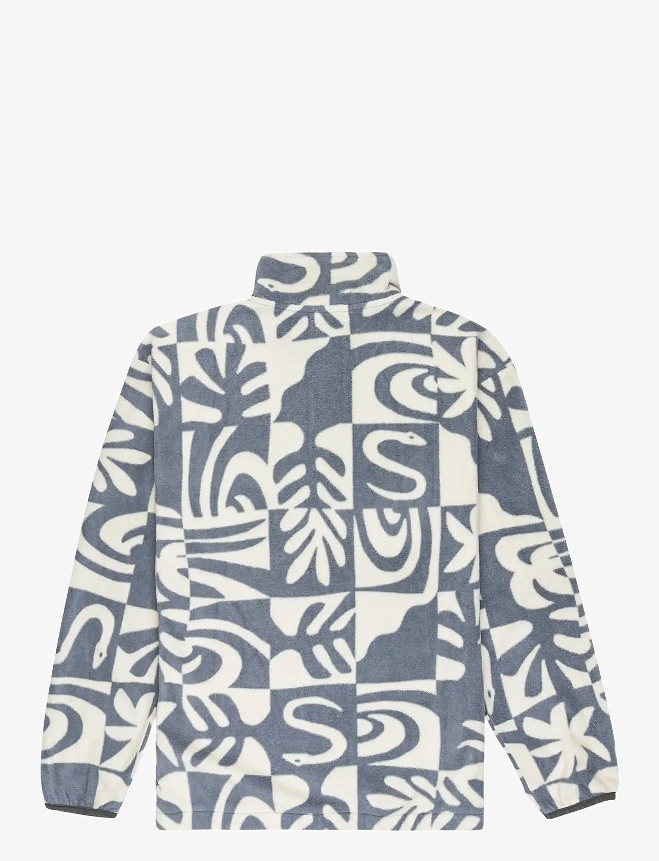 Quiksilver - ICE FIELDS FZ YOUTH - fleecejackor - china blue desert checker - 1