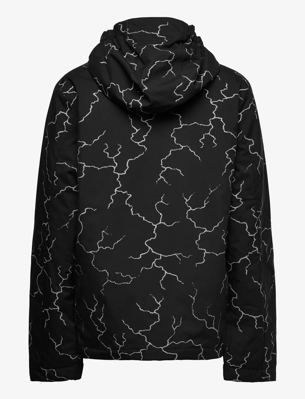 Quiksilver - HIGH IN THE HOOD PRINTED YTH - skijakker - high energy black reflective - 1