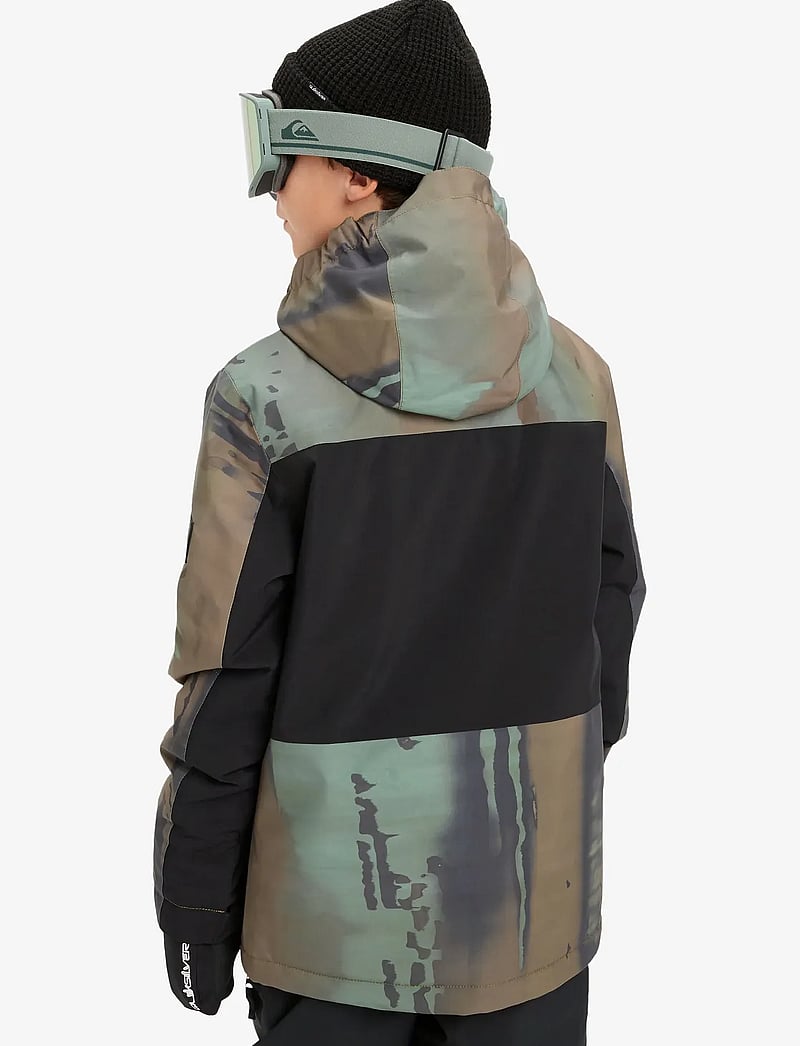 Quiksilver - SIDE HIT BLOCK YOUTH JK - suusajoped - bloomfade dark ivy - 3