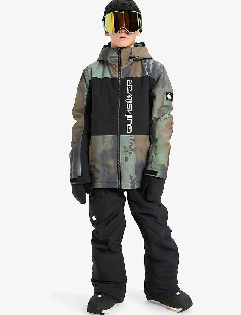 Quiksilver - SIDE HIT BLOCK YOUTH JK - suusajoped - bloomfade dark ivy - 4