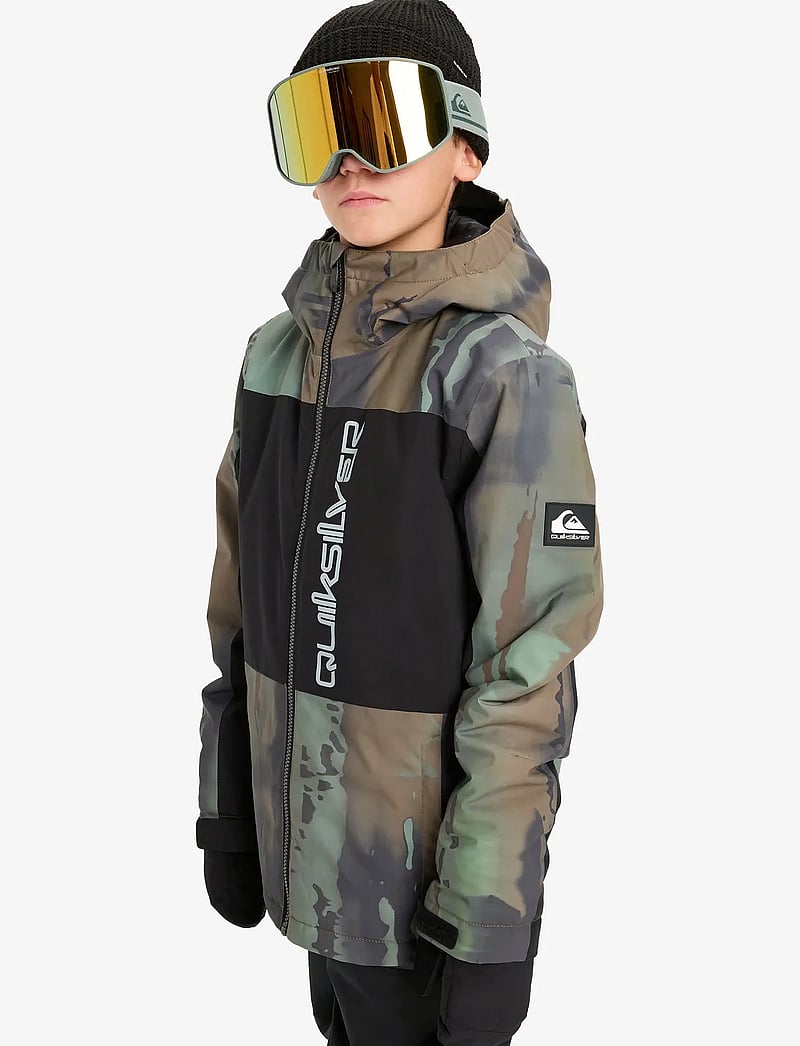 Quiksilver - SIDE HIT BLOCK YOUTH JK - suusajoped - bloomfade dark ivy - 5