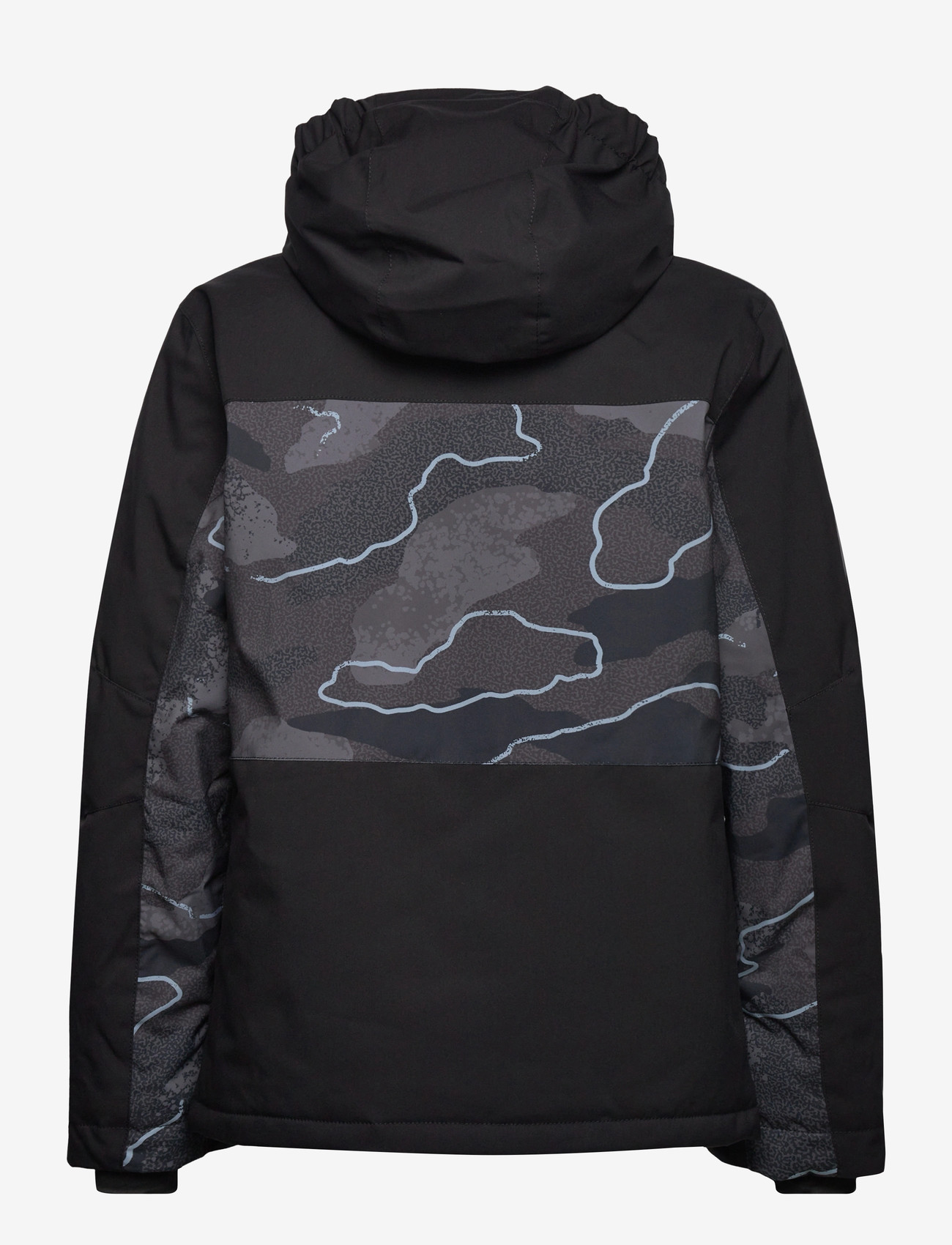 Quiksilver - SIDE HIT PRINTED YOUTH JK - skijakker - camostrokes true black - 1