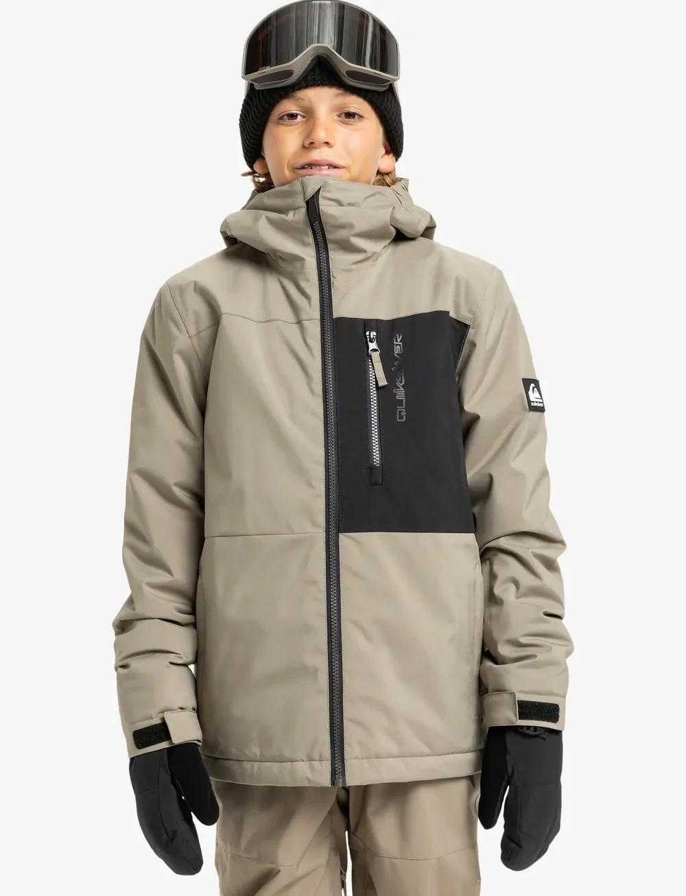 Quiksilver - SIDE HIT SOLID YOUTH JK - skijacken - fallen rock - 0