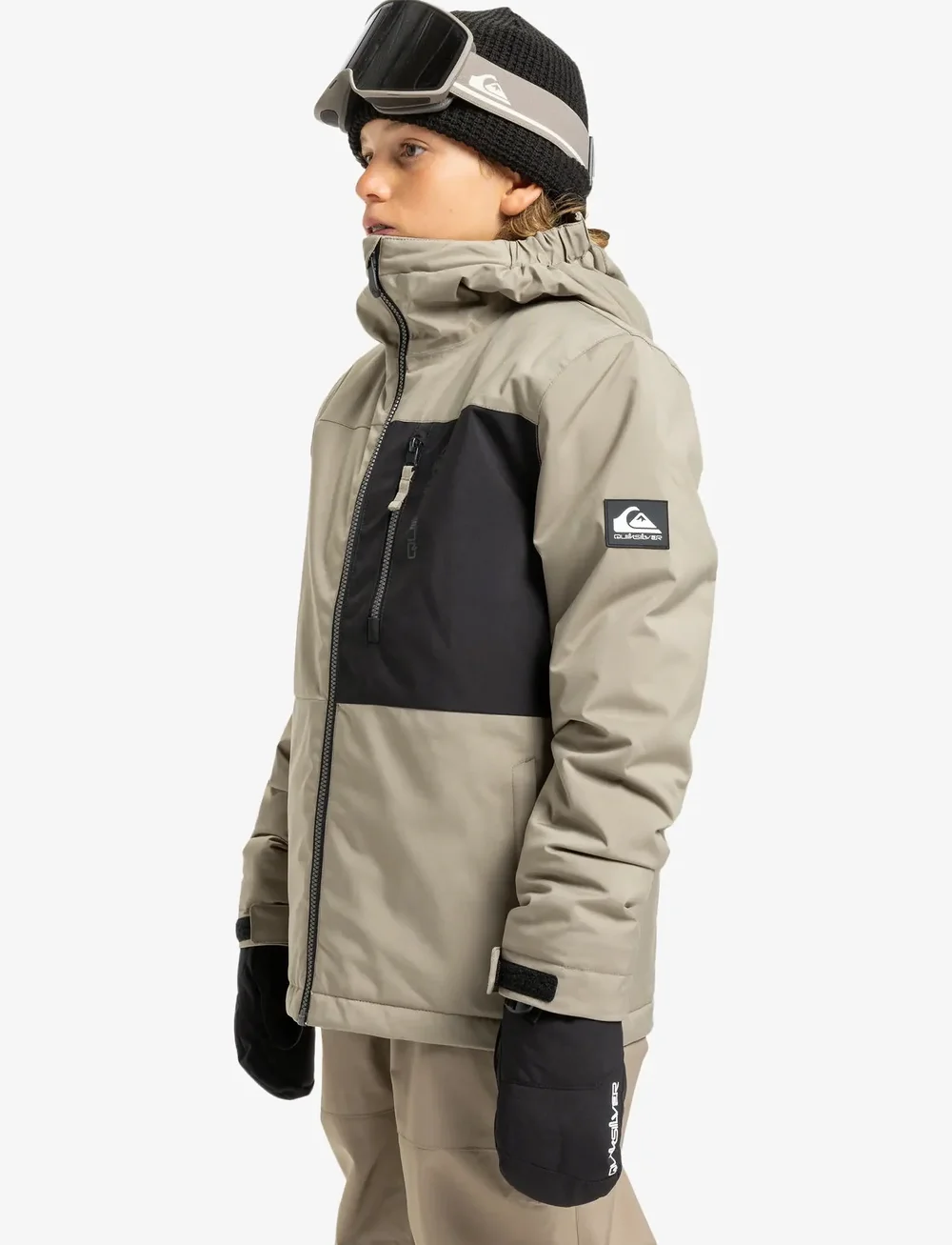 Quiksilver - SIDE HIT SOLID YOUTH JK - skijacken - fallen rock - 5