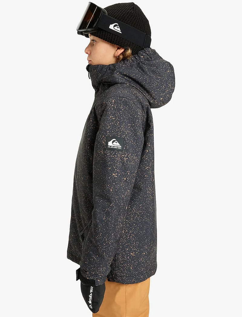 Quiksilver - MISSION PRINTED YOUTH JK - skijakker - mountain static true black - 5