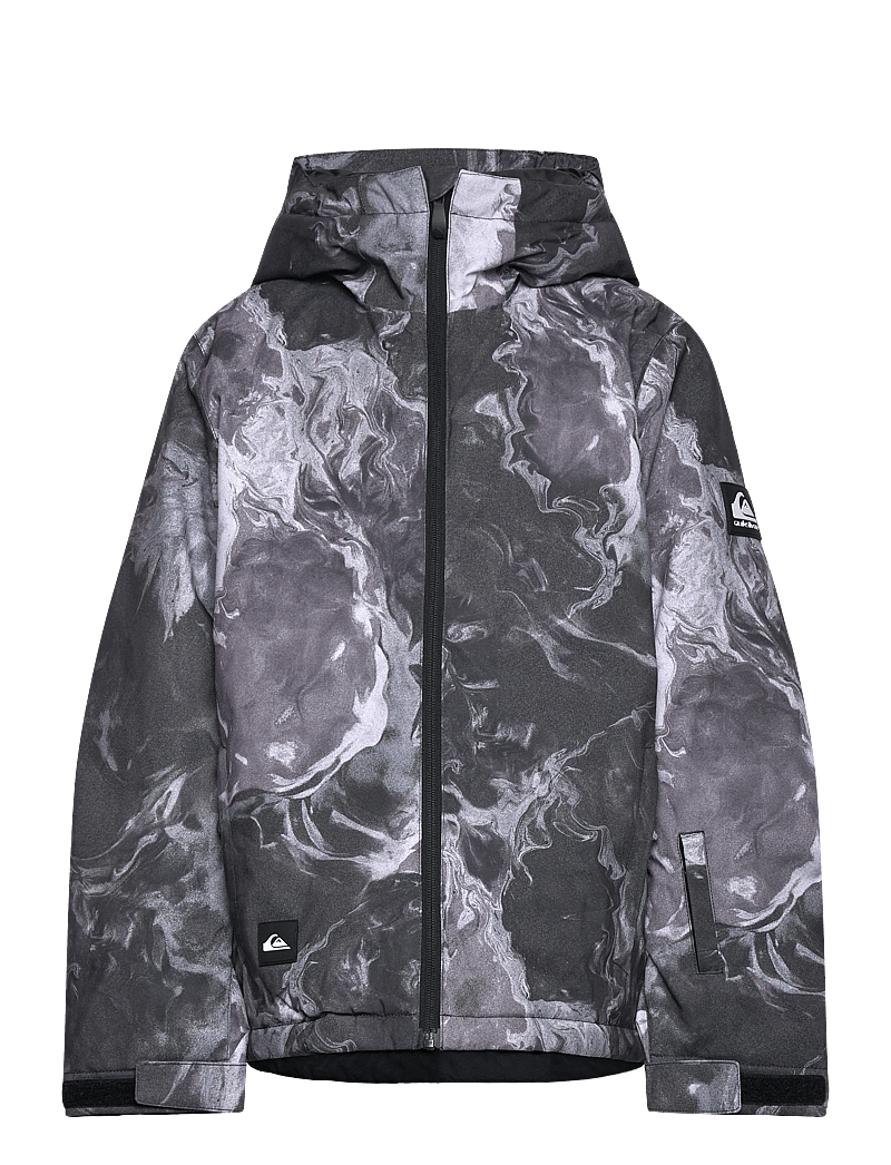 Quiksilver - MISSION PRINTED YOUTH JK - skijacken - thermostamp grayscale - 1