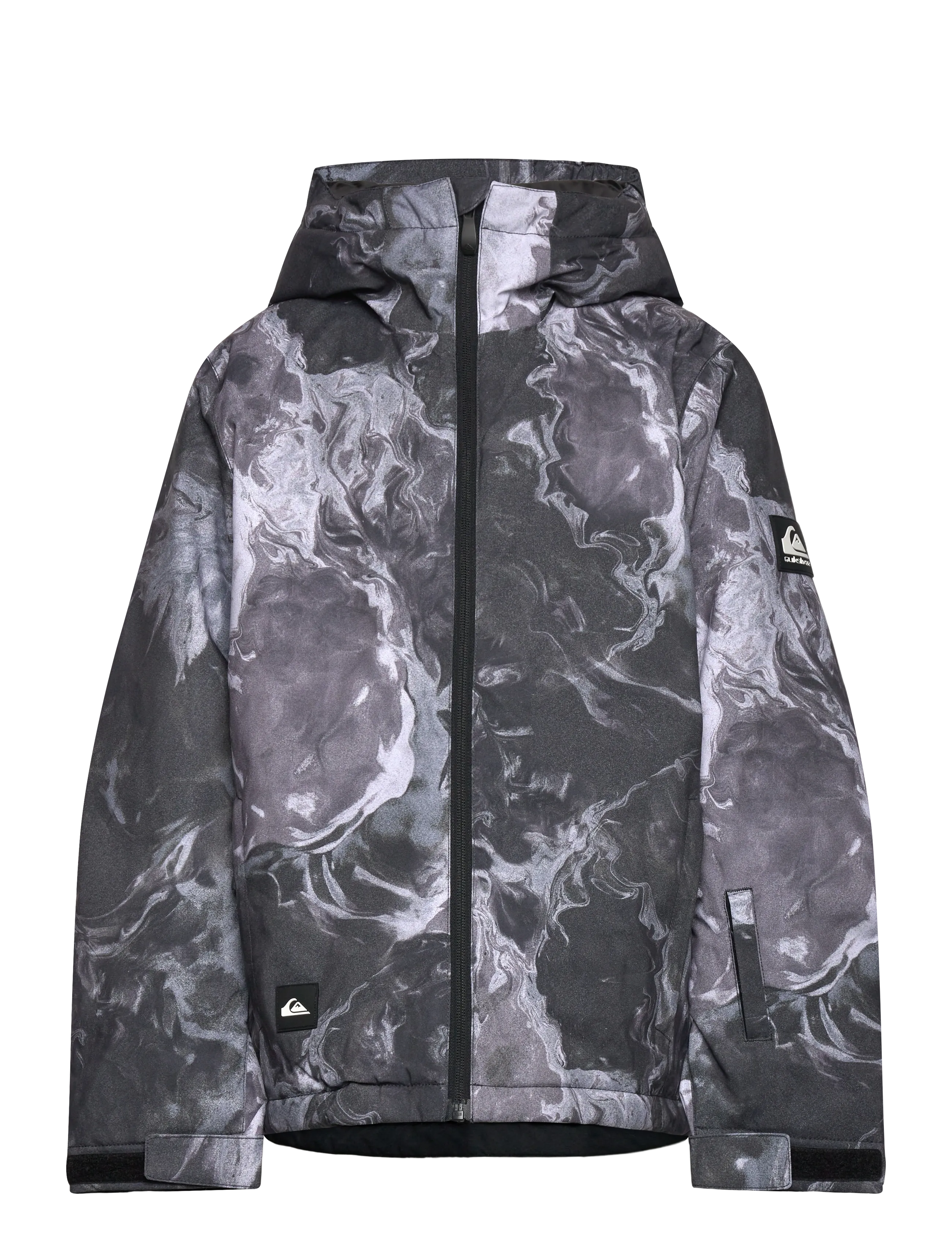 Quiksilver MISSION PRINTED YOUTH JK - Jakker - THERMOSTAMP GRAYSCALE / grey