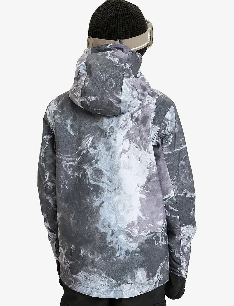 Quiksilver - MISSION PRINTED YOUTH JK - skijacken - thermostamp grayscale - 3