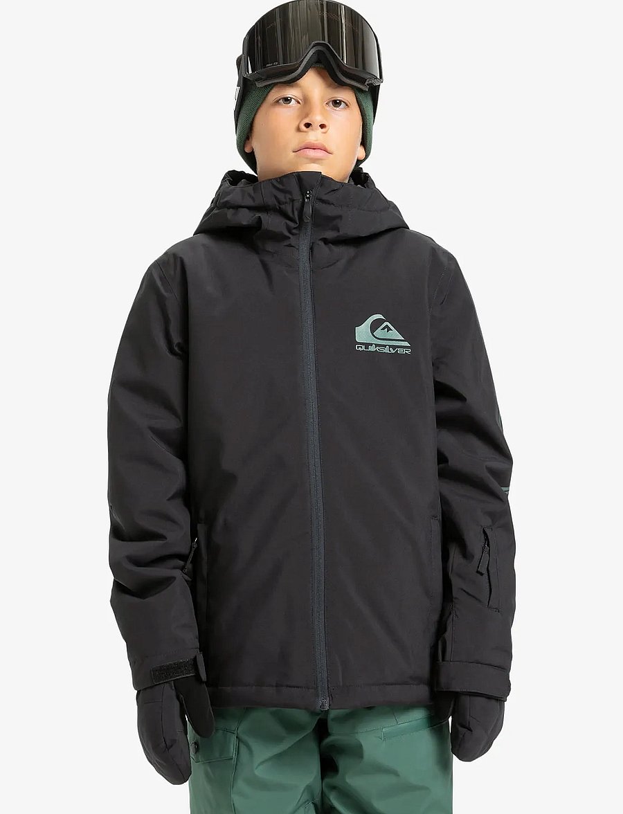 Quiksilver - MISSION YOUTH JK - vestes de ski - true black - 0