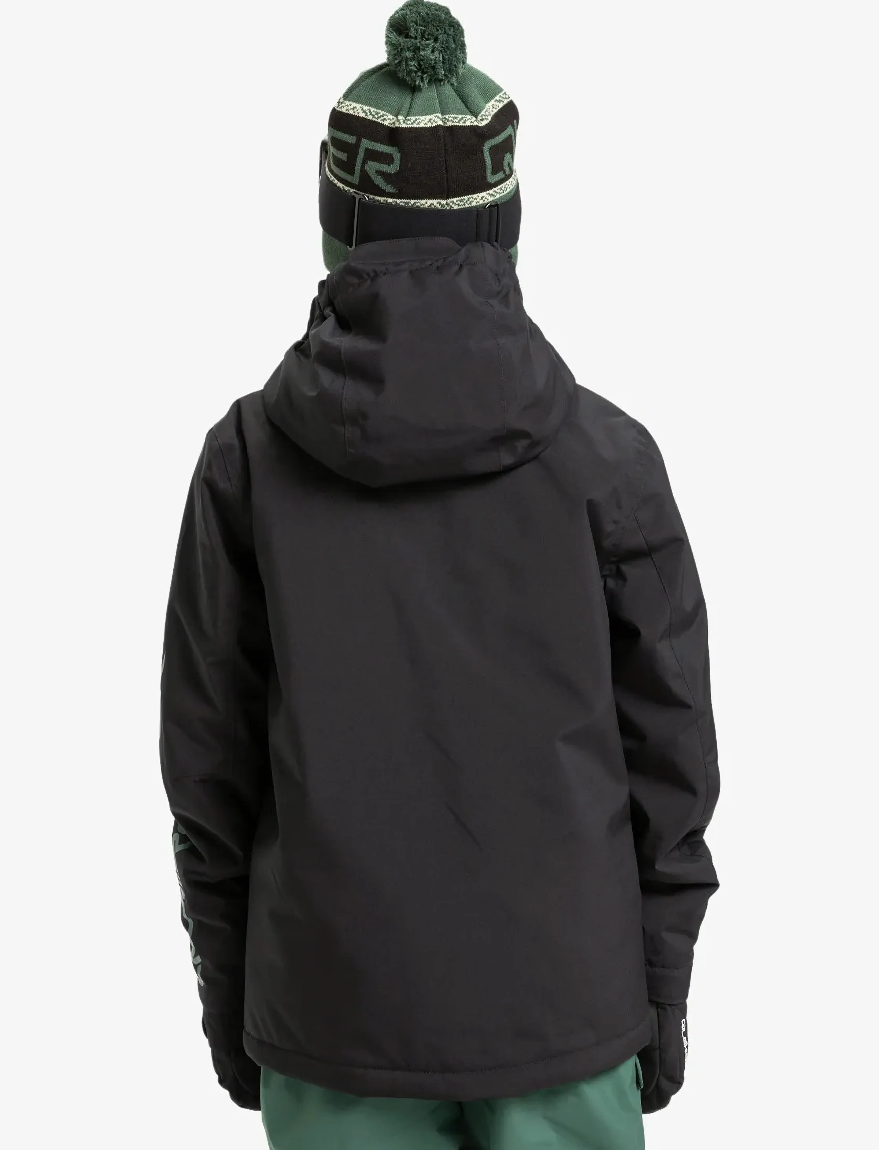 Quiksilver - MISSION YOUTH JK - vestes de ski - true black - 3