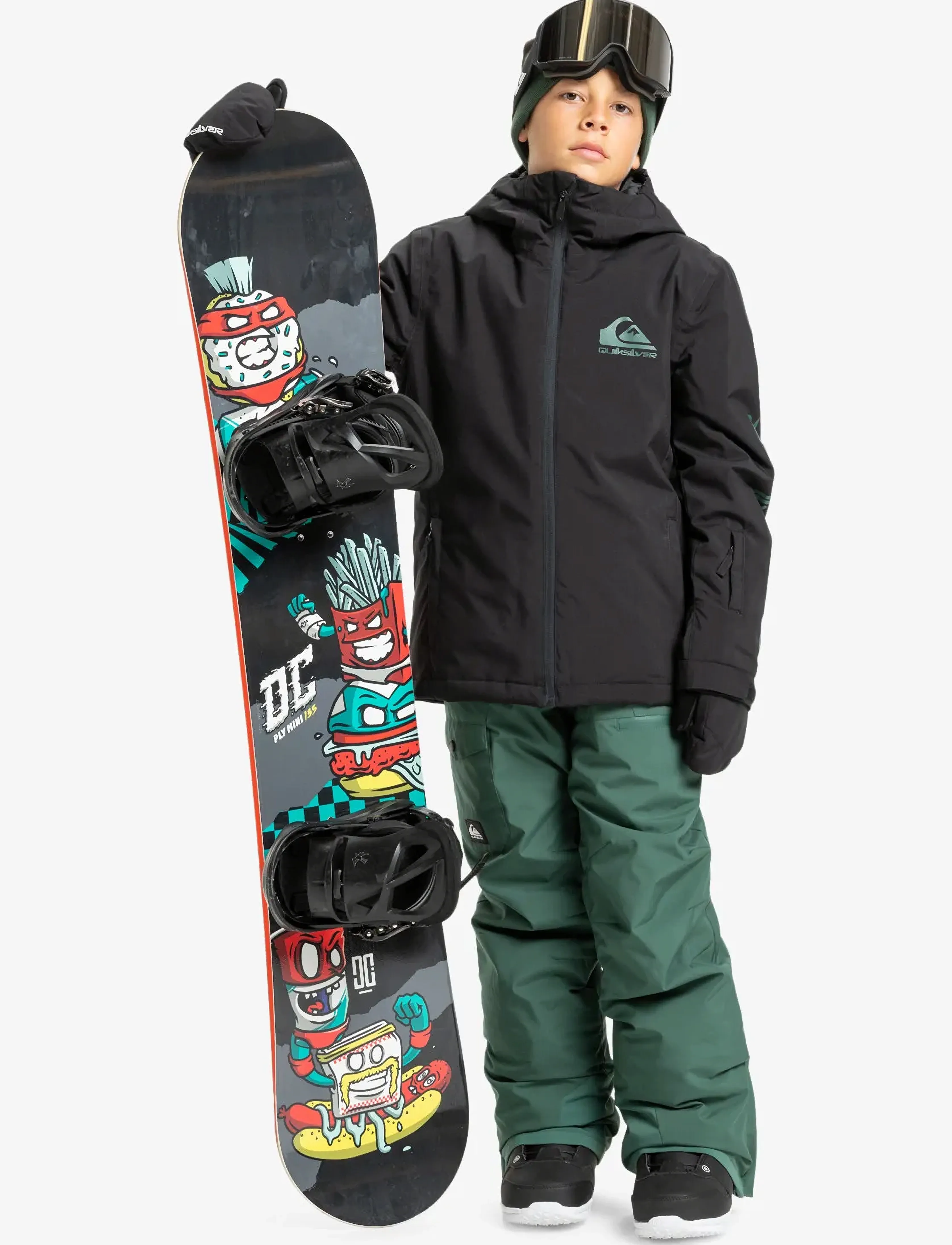 Quiksilver - MISSION YOUTH JK - vestes de ski - true black - 4