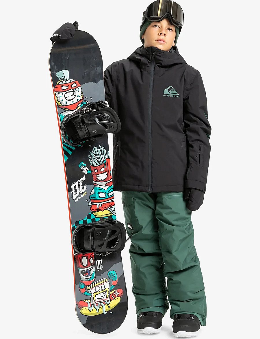 Quiksilver - MISSION YOUTH JK - vestes de ski - true black - 4