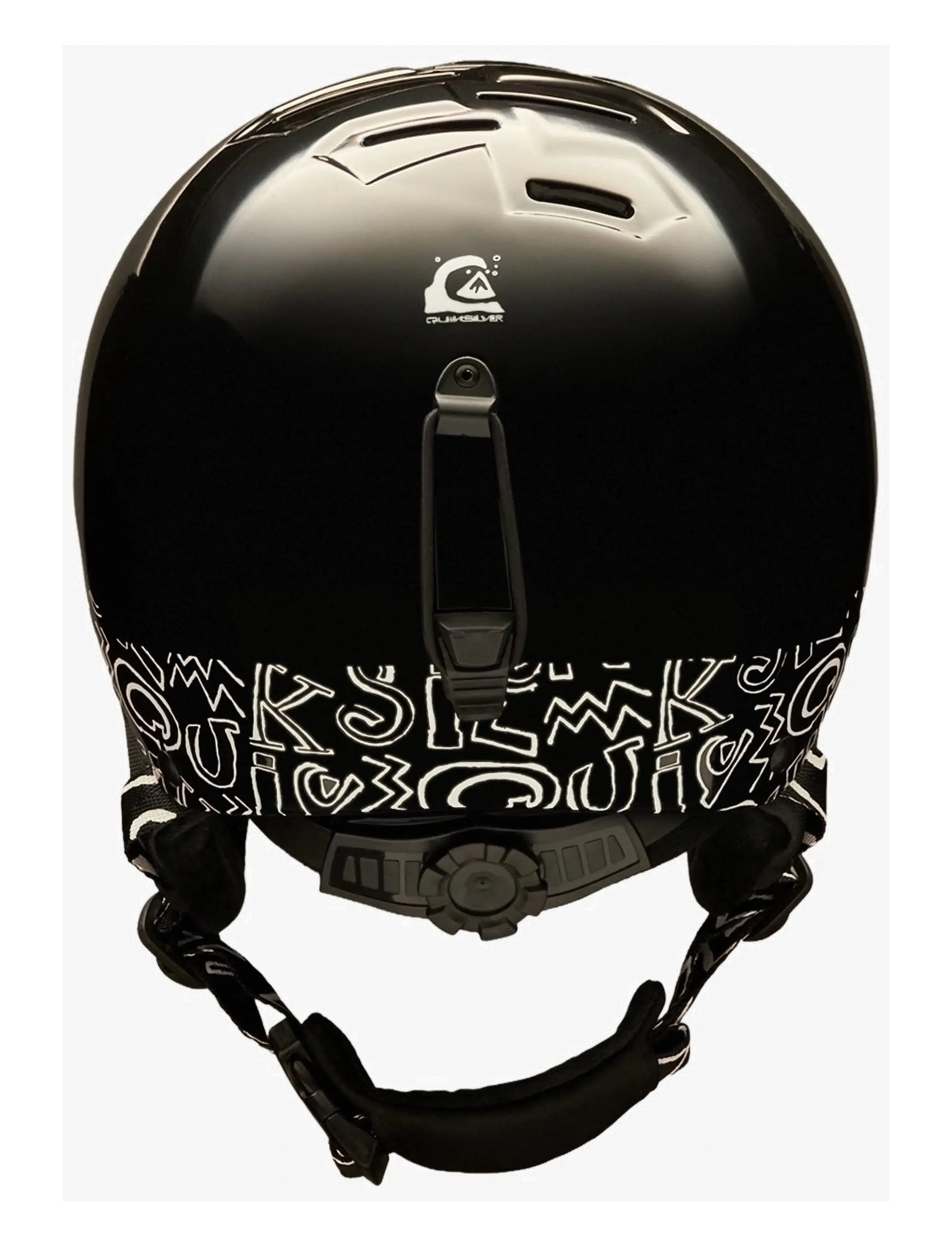 Quiksilver - EMPIRE - kids spiral print black - 1