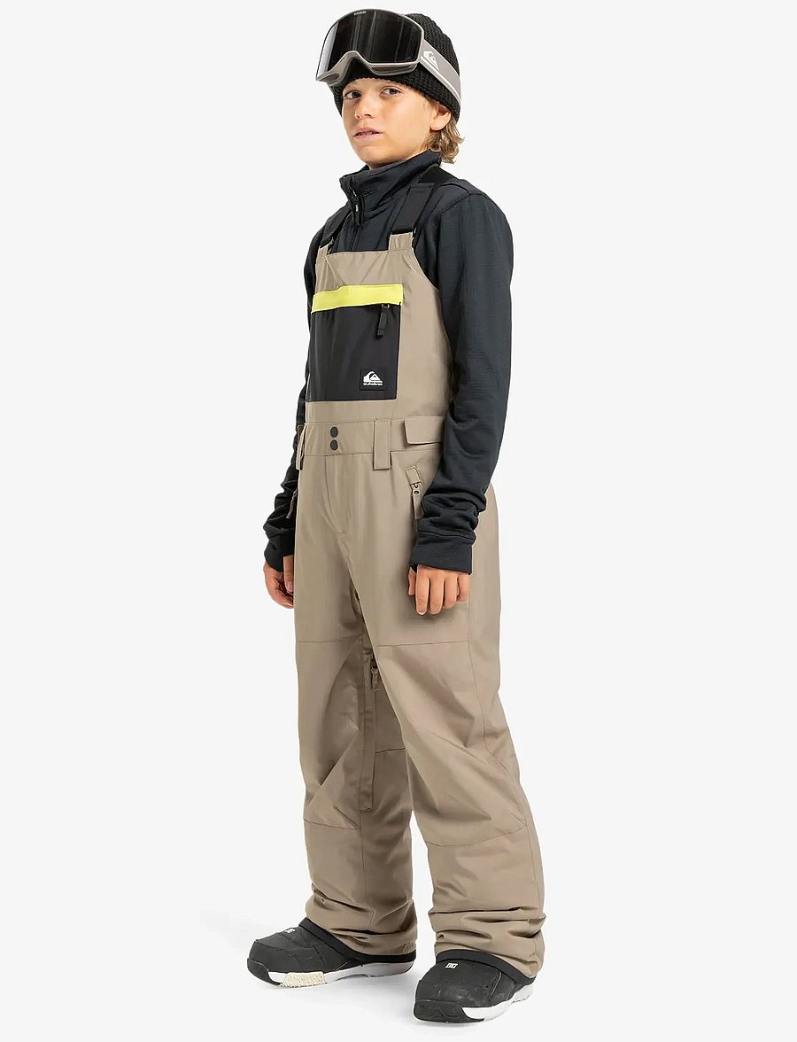 Quiksilver - MASH UP YOUTH BIB - winterhose - fallen rock - 5