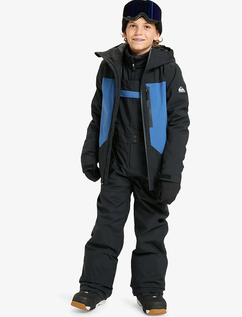 Quiksilver - MASH UP YOUTH BIB - vinterbukser - true black - 4