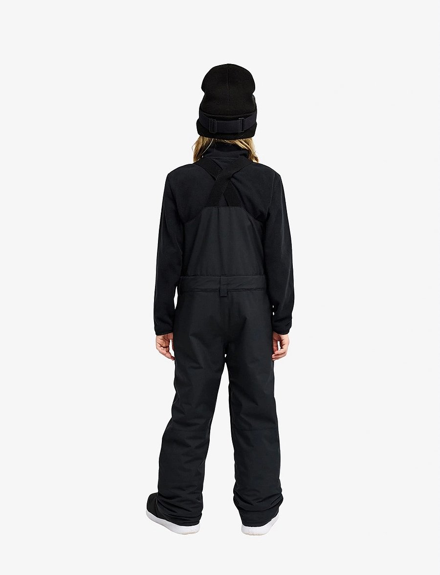Quiksilver - MASH UP YOUTH BIB - vinterbyxor - true black - 3