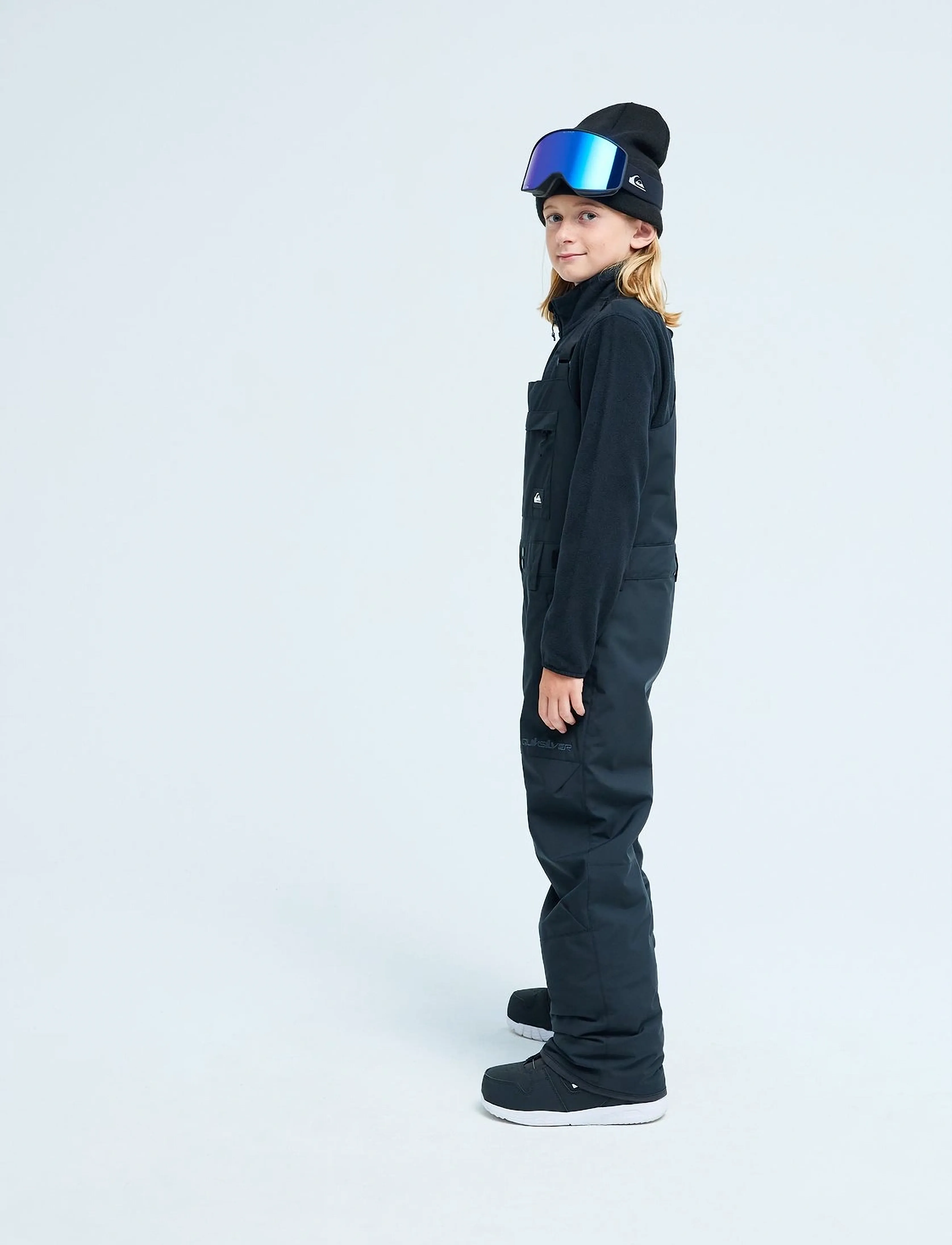 Quiksilver - MASH UP YOUTH BIB - overtræksbukser - true black - 5