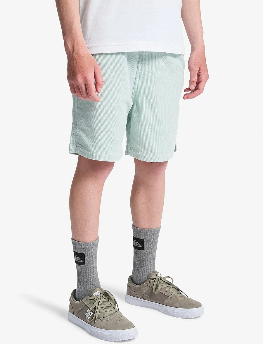 Quiksilver - TAXER CORD YOUTH - laisvalaikio šortai - blue haze - 4