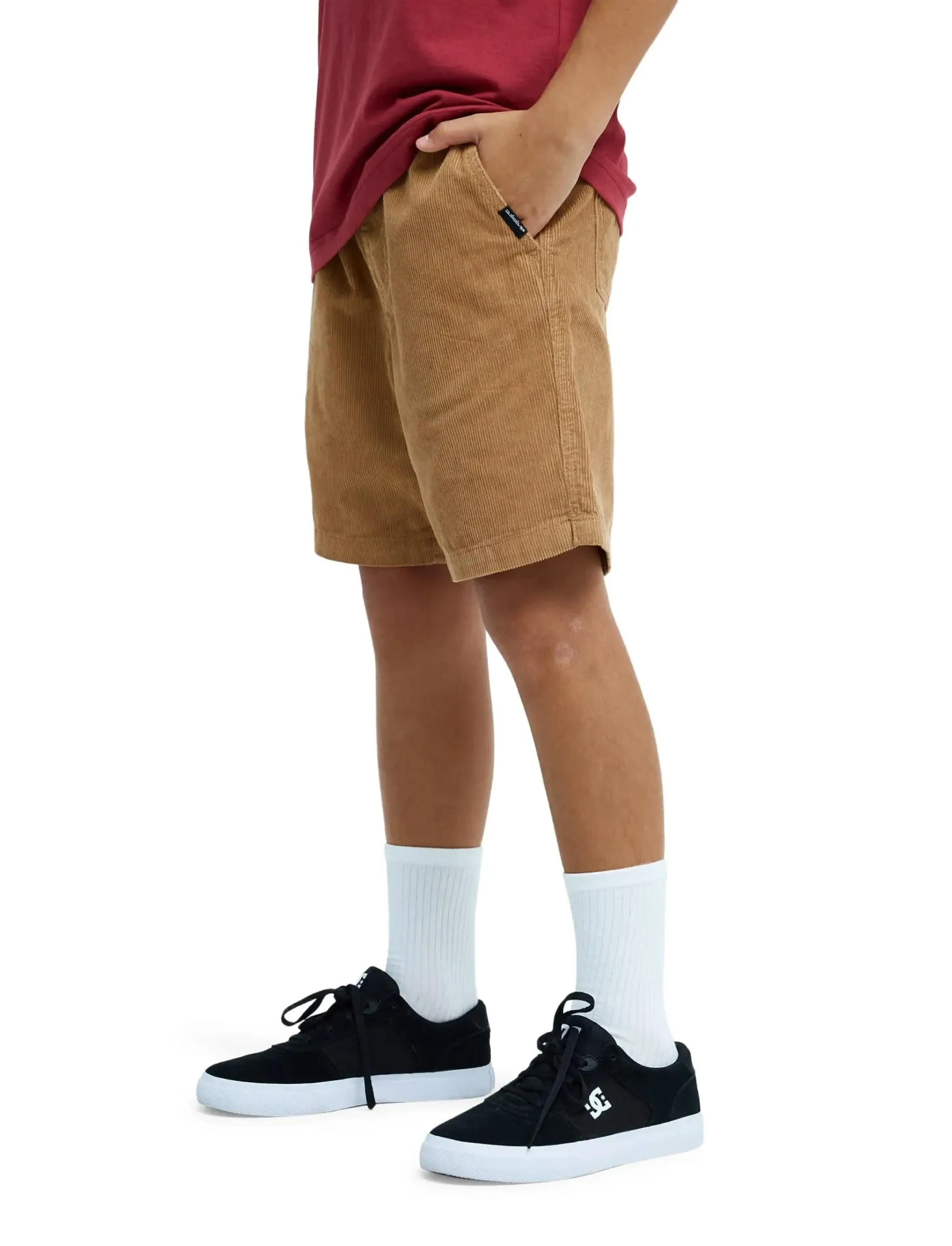 Quiksilver - TAXER CORD YOUTH - casual shorts - tobacco brown - 5