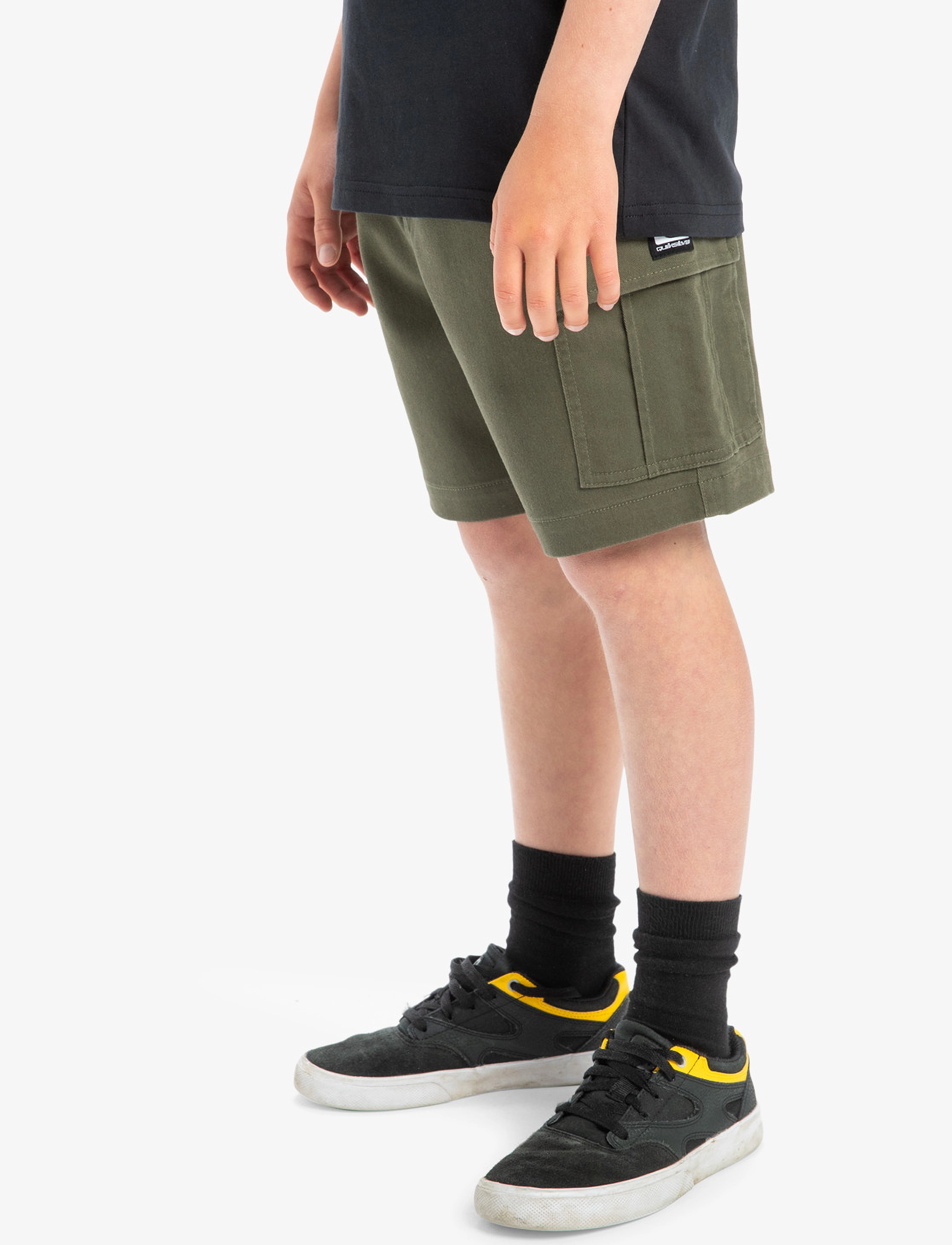 Quiksilver - TAXER CARGO YOUTH - sportsshorts - lead gray - 5