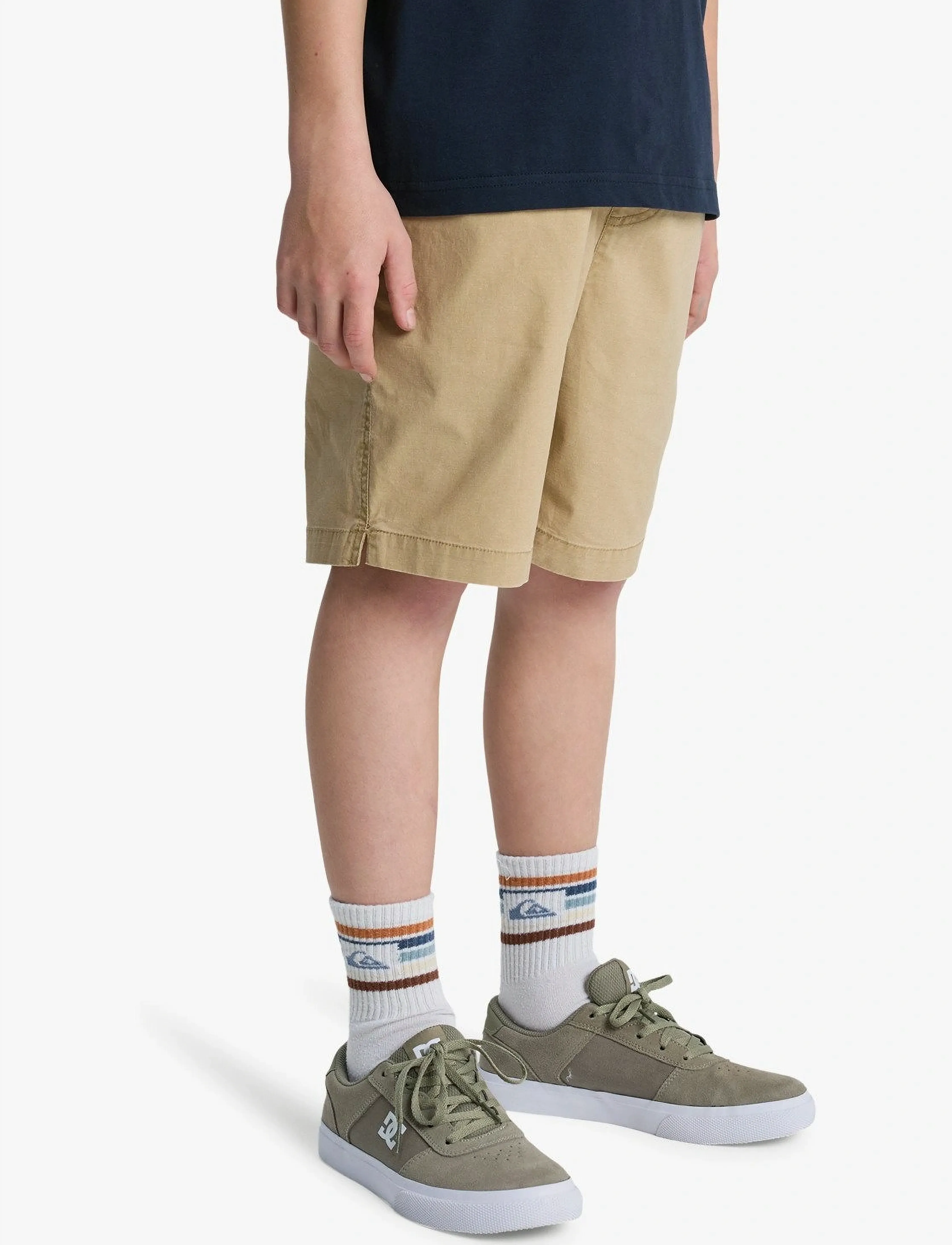 Quiksilver - TAXER YOUTH - casual szorty - khaki - 4