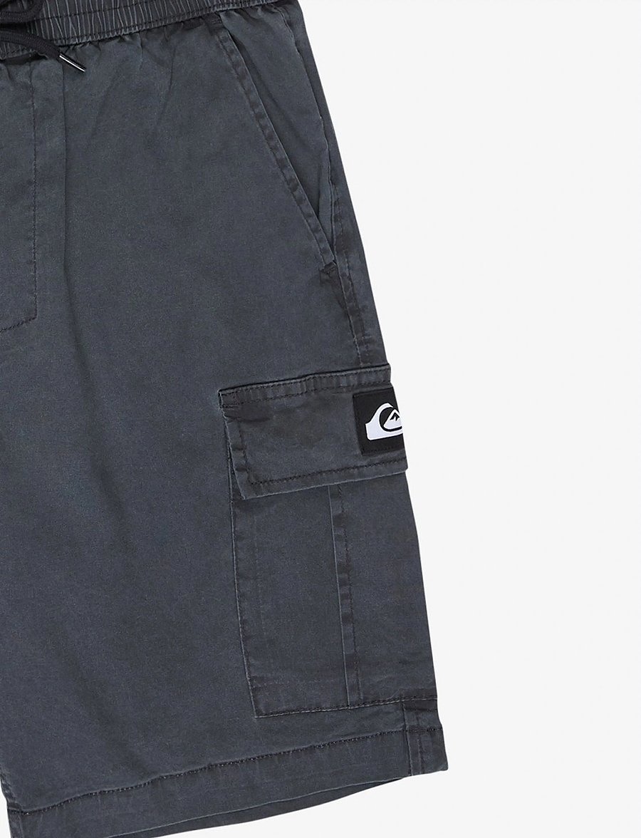 Quiksilver - TAXER CARGO YOUTH NEW - cargo shorts - black - 2