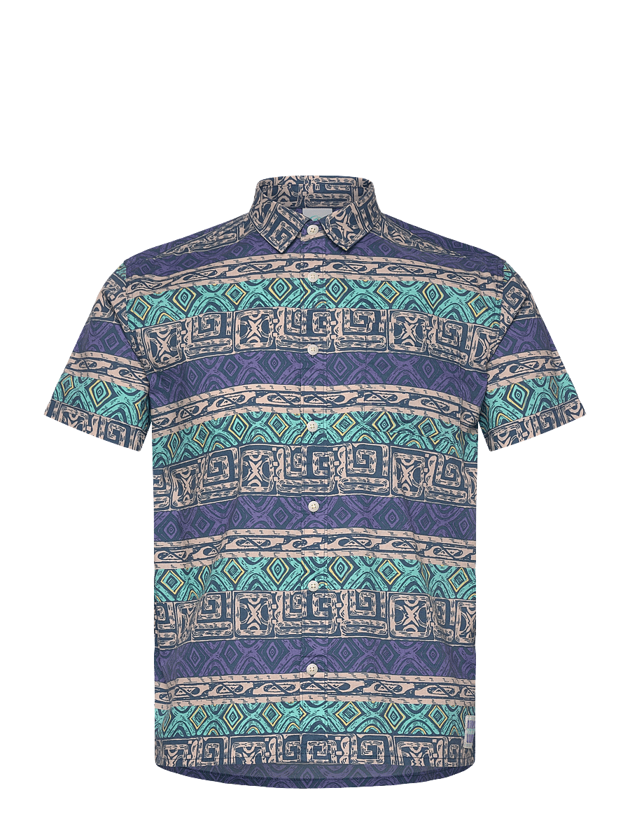 Quiksilver - GLOBAL HEAT SS YOUTH - sportieve tops - aqua sky global heat 32x32 - 1
