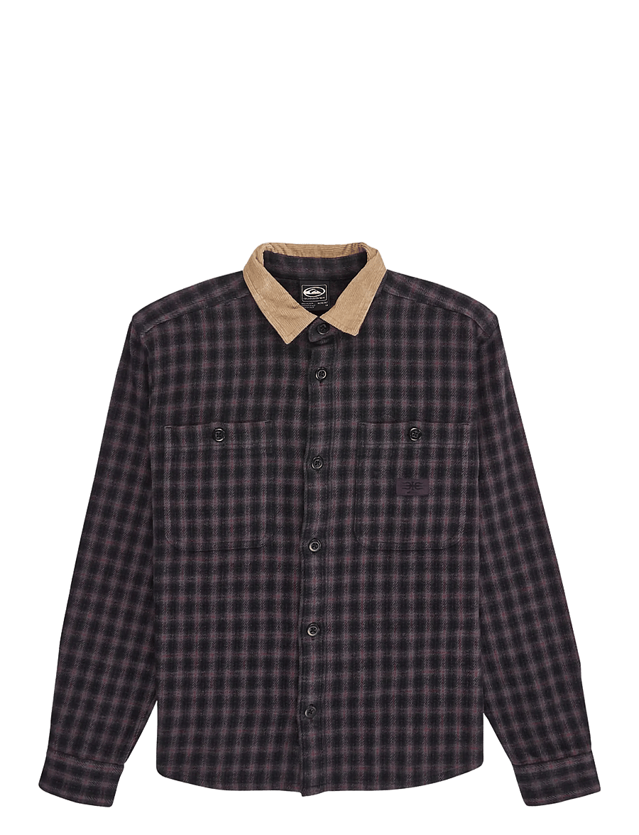 Quiksilver - MERCURY SANDSTROKES YOUTH - pitkähihaiset kauluspaidat - sand strokes black - 1