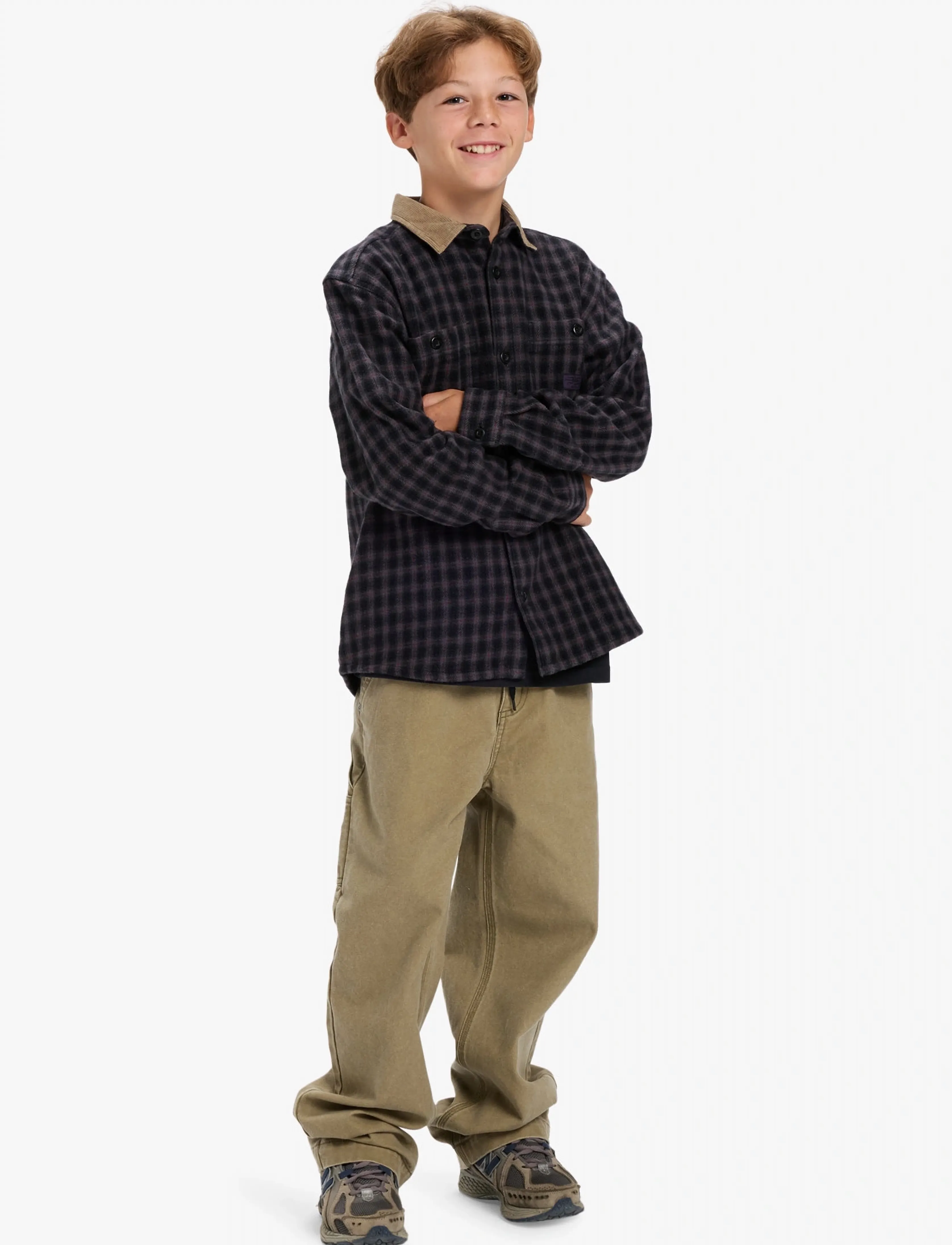 Quiksilver - MERCURY SANDSTROKES YOUTH - long-sleeved shirts - sand strokes black - 4