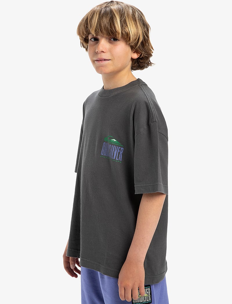 Quiksilver - GH QS WORLD FORCE SS YTH - kortærmede t-shirts - dark shadow - 5