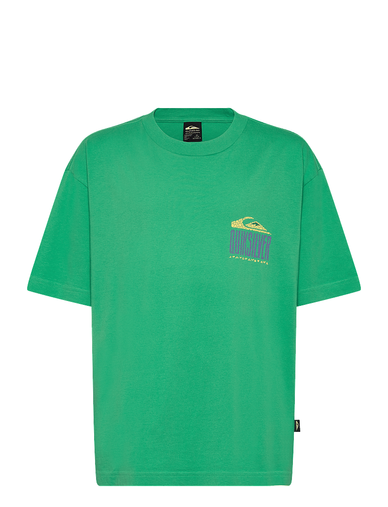 Quiksilver - GH QS WORLD FORCE SS YTH - kortärmade t-shirts - green spruce - 1