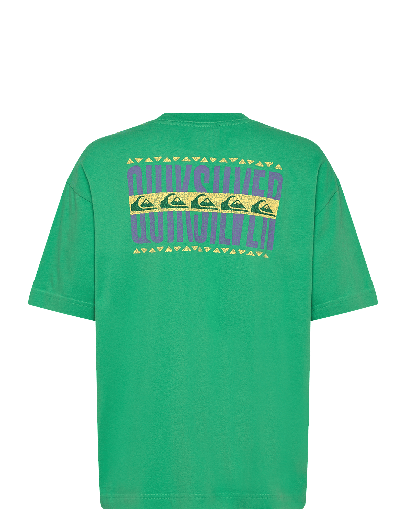 Quiksilver - GH QS WORLD FORCE SS YTH - kortärmade t-shirts - green spruce - 2