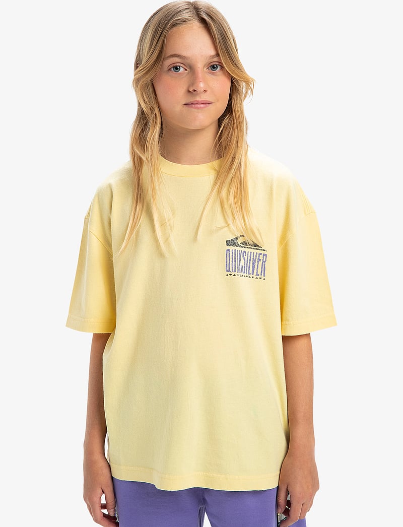 Quiksilver - GH QS WORLD FORCE SS YTH - kortärmade t-shirts - popcorn - 0