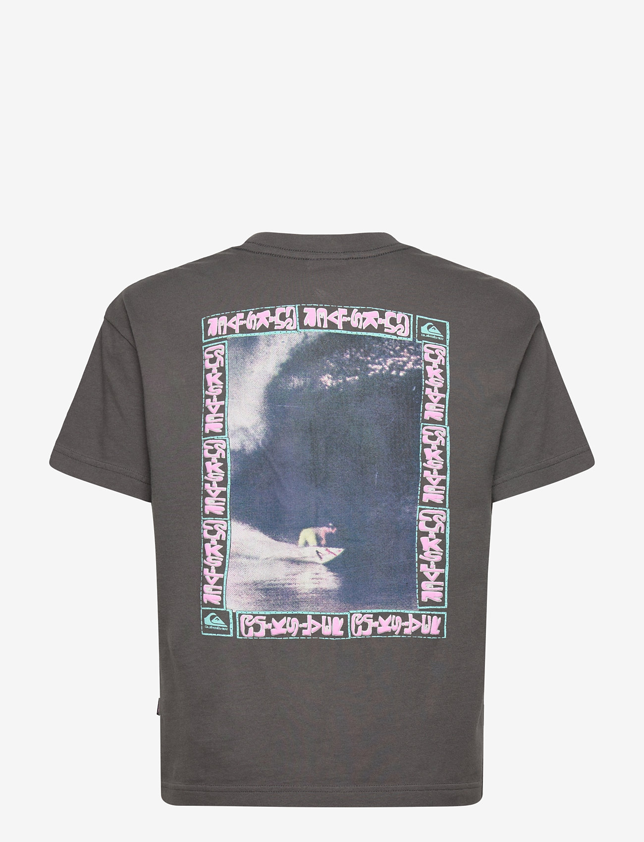 Quiksilver - GH QS SUNRISE BOWL SS YTH - short-sleeved t-shirts - dark shadow - 2