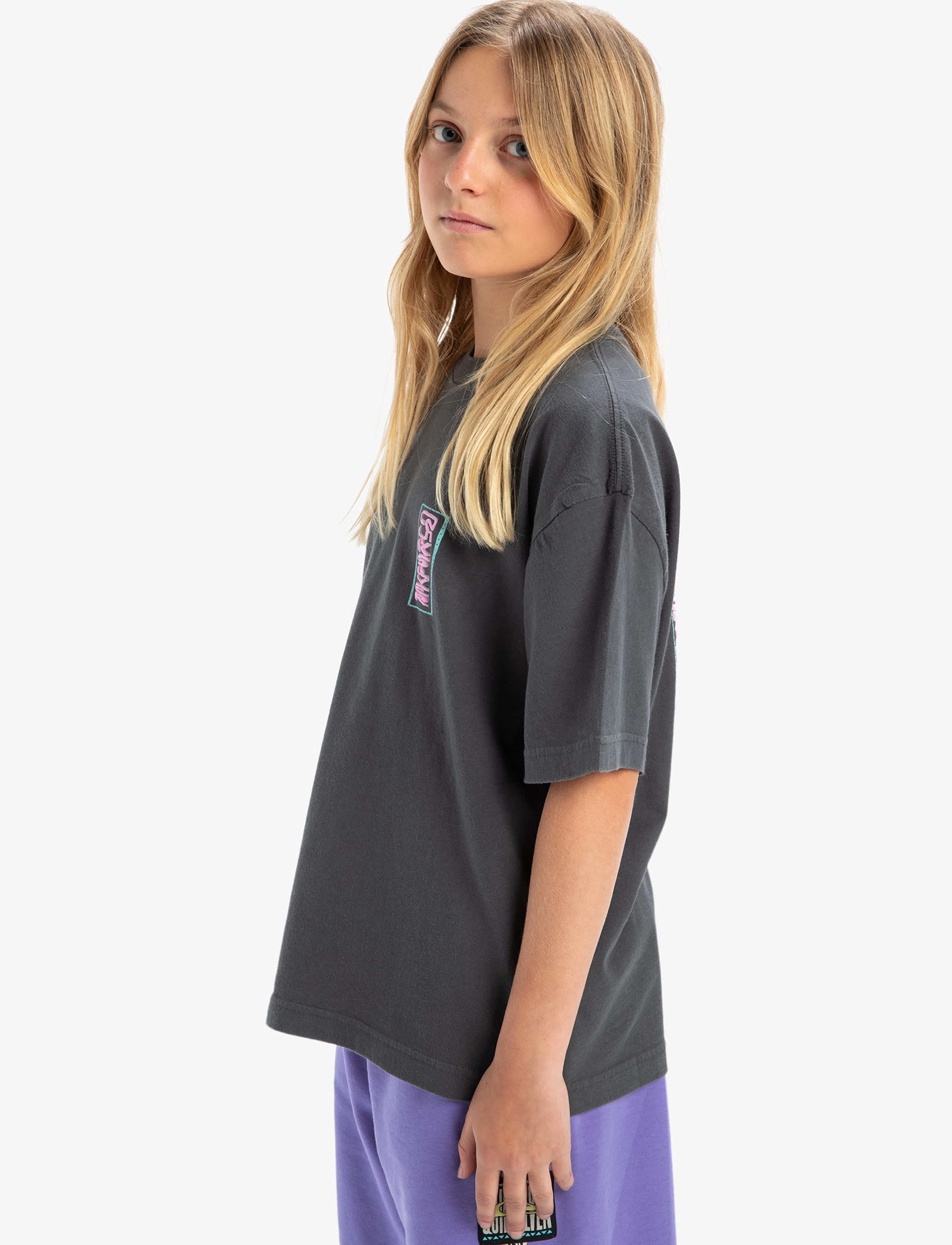 Quiksilver - GH QS SUNRISE BOWL SS YTH - t-shirts à manches courtes - dark shadow - 4