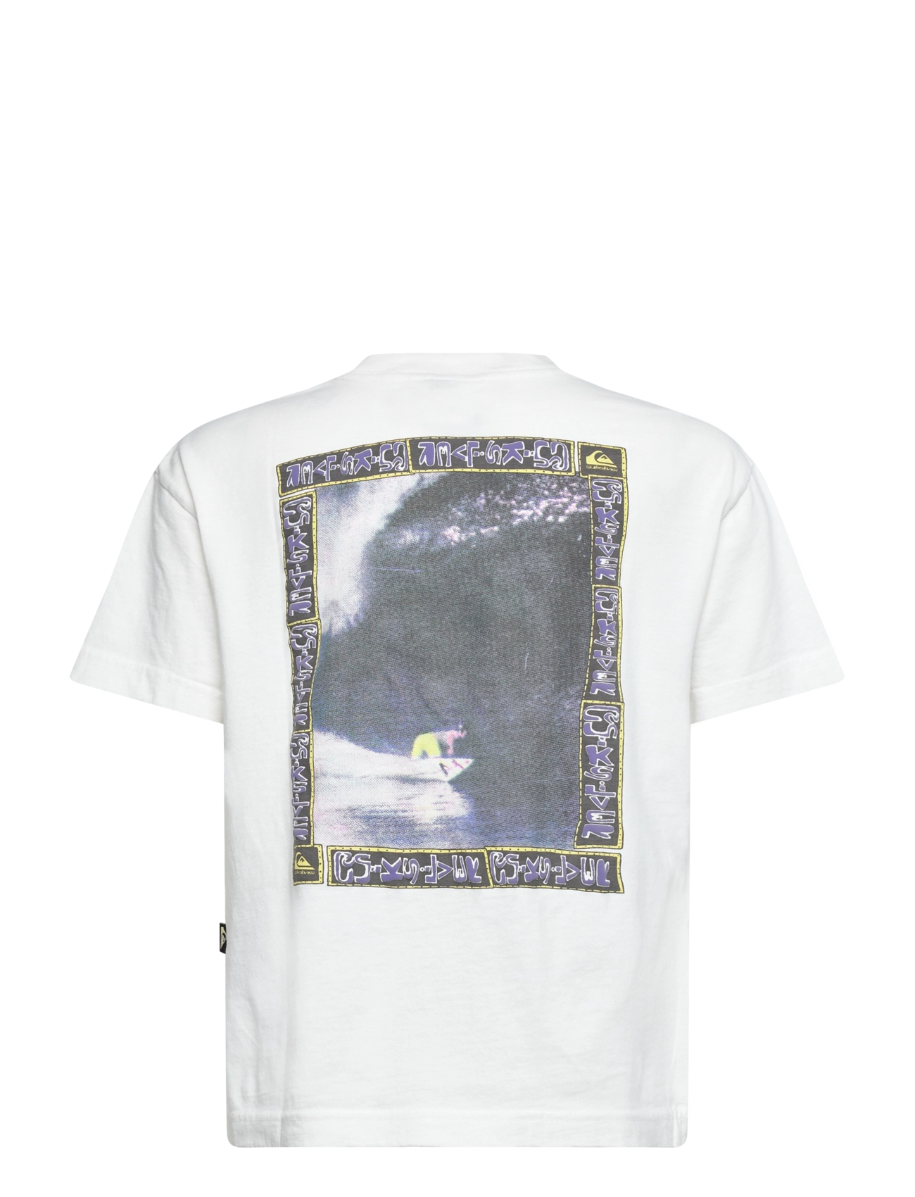 Quiksilver - GH QS SUNRISE BOWL SS YTH - kortermede t-skjorter - snow white - 2