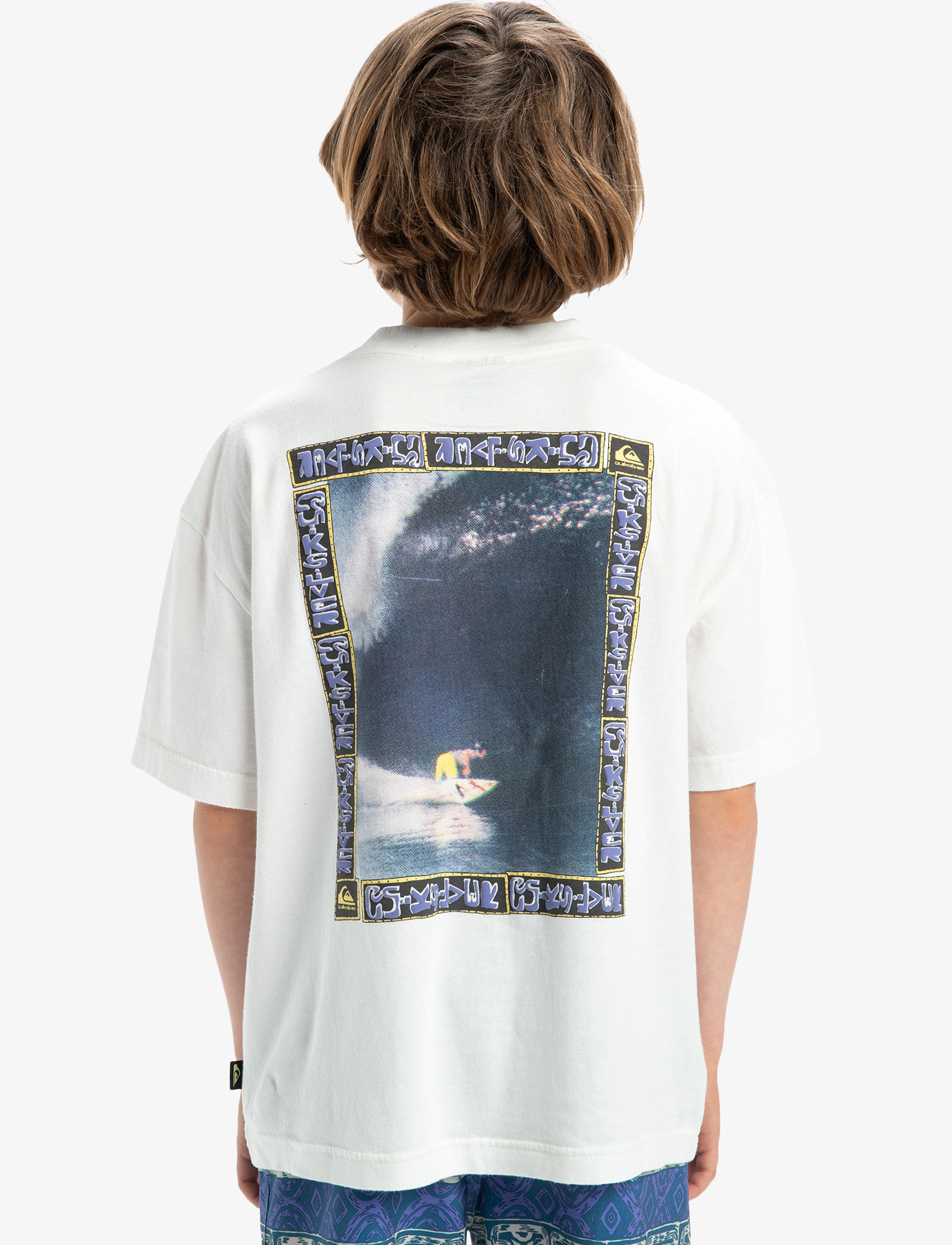 Quiksilver - GH QS SUNRISE BOWL SS YTH - kortermede t-skjorter - snow white - 3