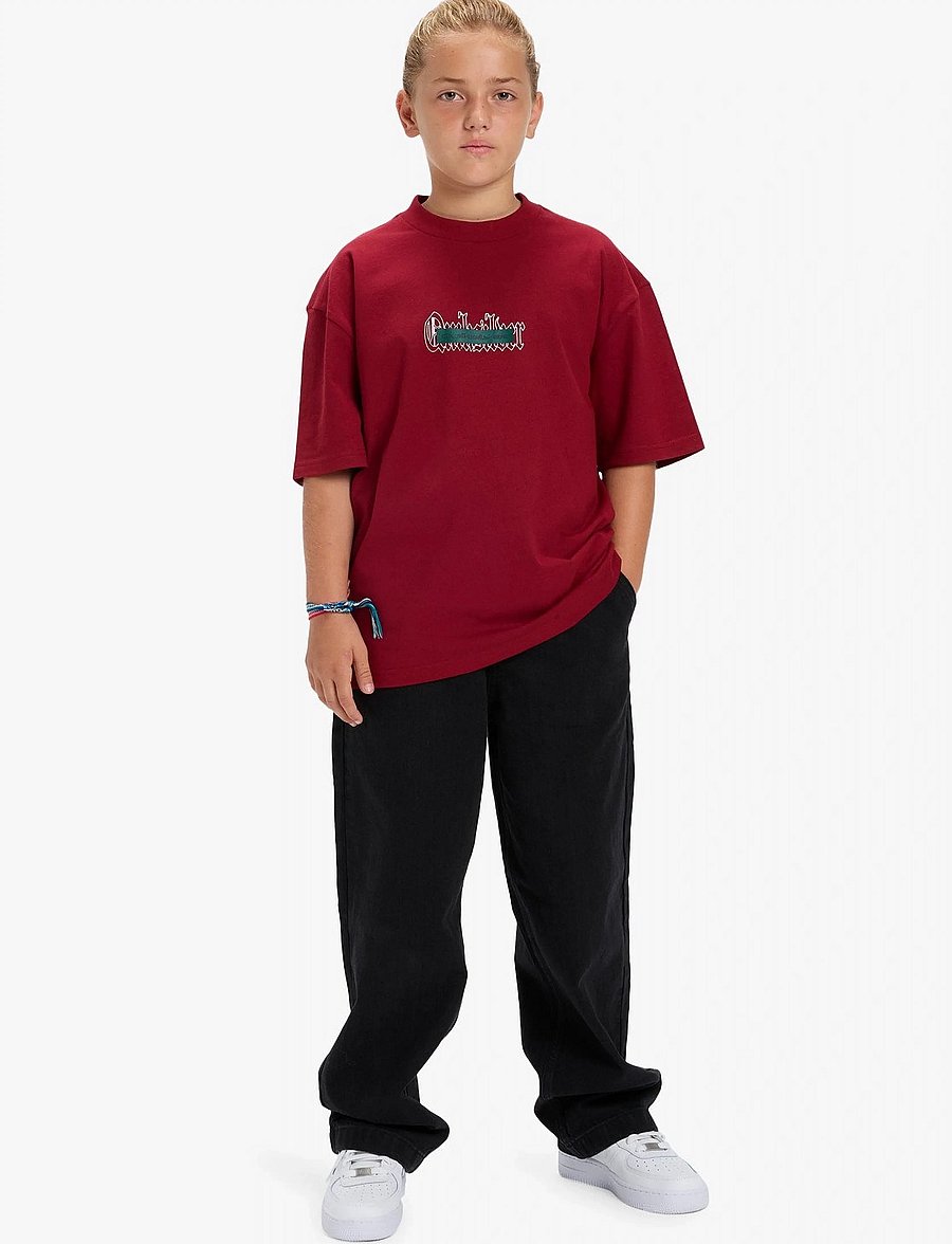 Quiksilver - MERCURY DOUBLE UP SS TEE YTH - kurzärmelige - biking red - 4