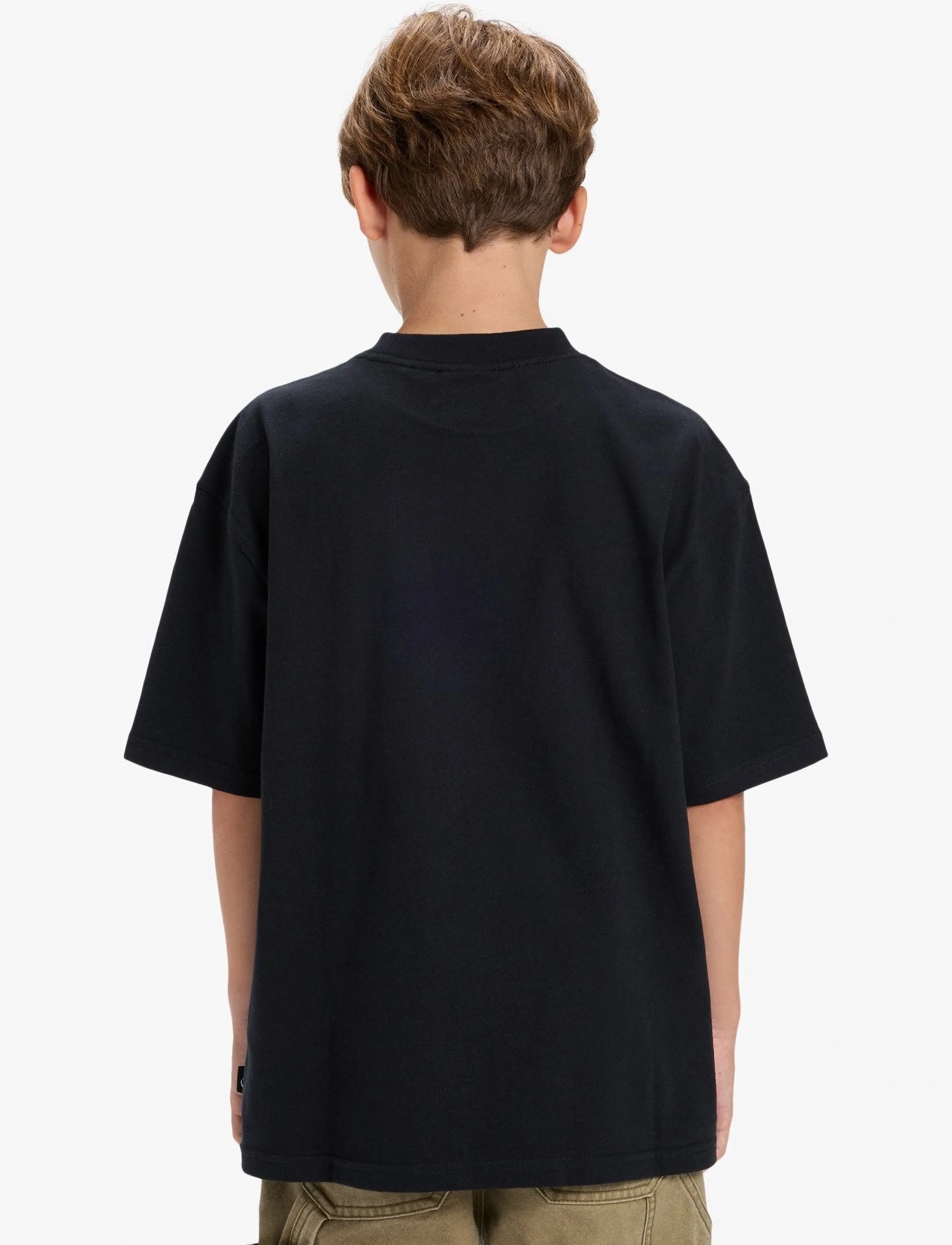 Quiksilver - MERCURY DOUBLE UP SS TEE YTH - kortærmede t-shirts - black - 3