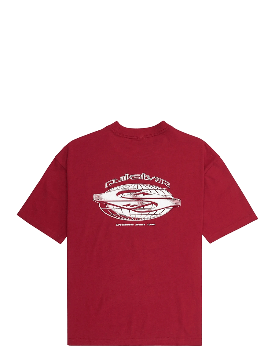 Quiksilver - MERCURY WORLDWIDE SS TEE YTH - kortärmade t-shirts - biking red - 2