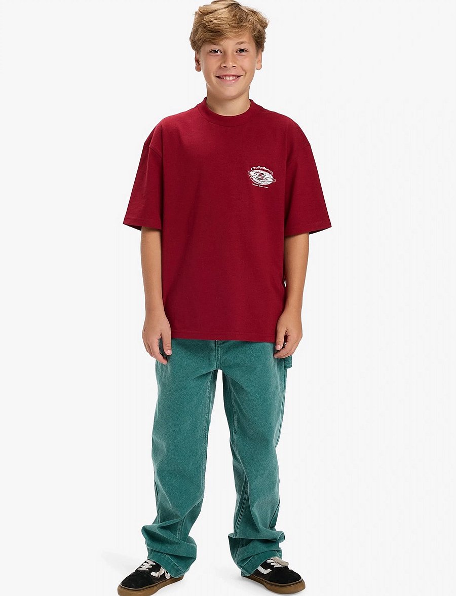 Quiksilver - MERCURY WORLDWIDE SS TEE YTH - kortärmade t-shirts - biking red - 4