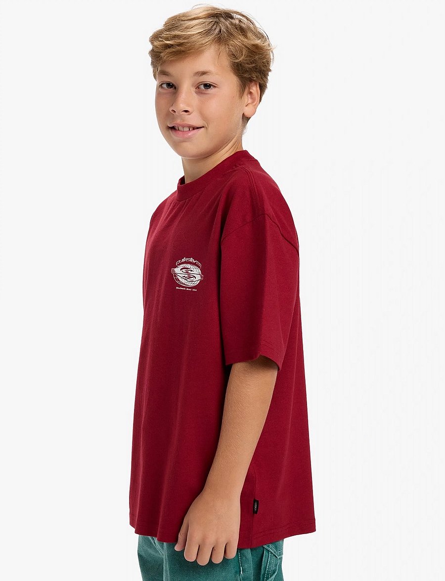 Quiksilver - MERCURY WORLDWIDE SS TEE YTH - kortärmade t-shirts - biking red - 5