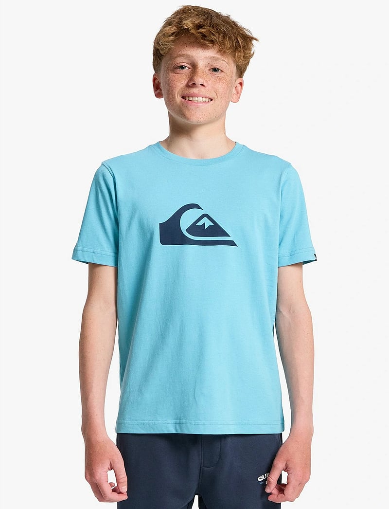 Quiksilver - EV COMP LOGO SS YOUTH - kortærmede t-shirts - aqua - 0