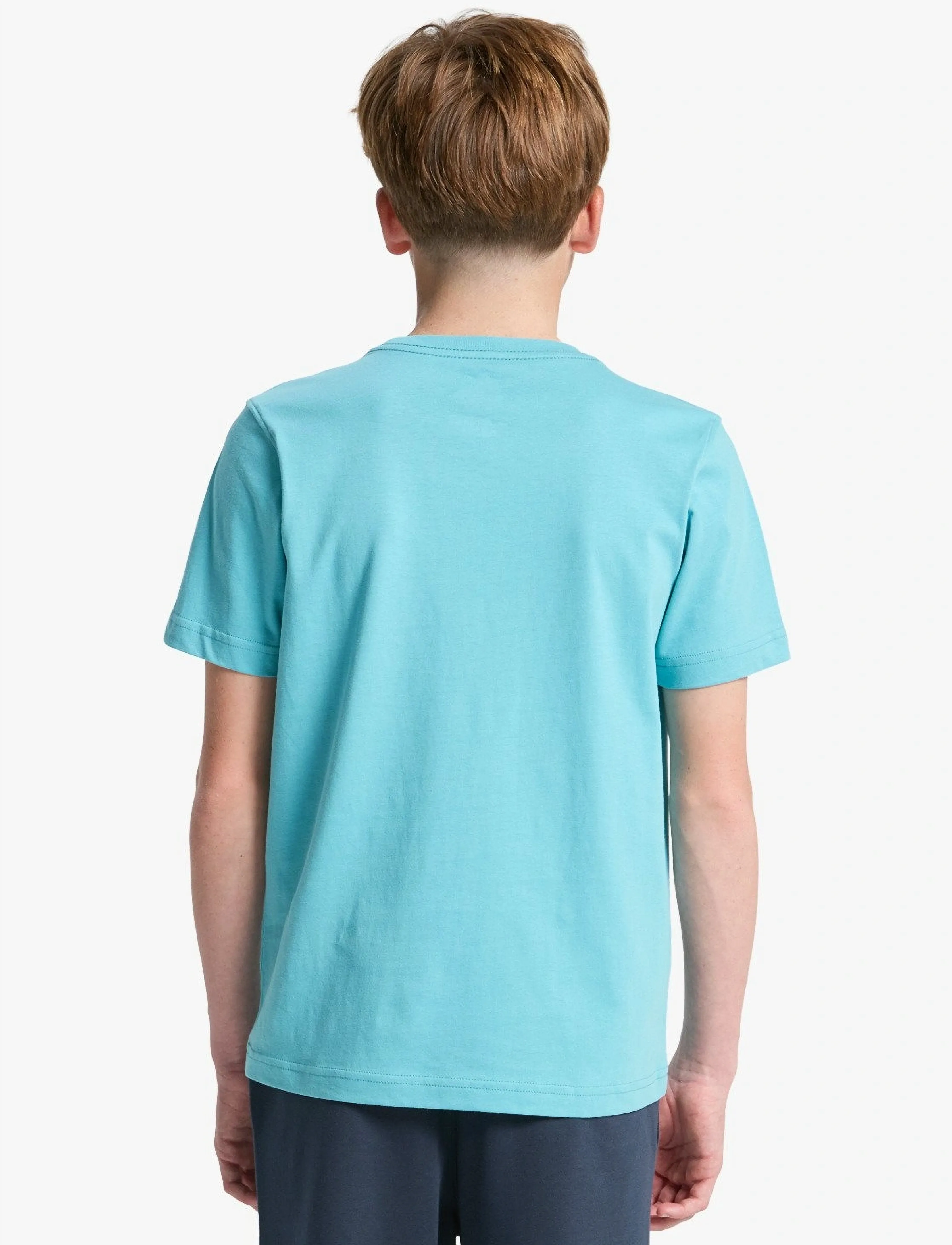 Quiksilver - EV COMP LOGO SS YOUTH - short-sleeved t-shirts - aqua - 3