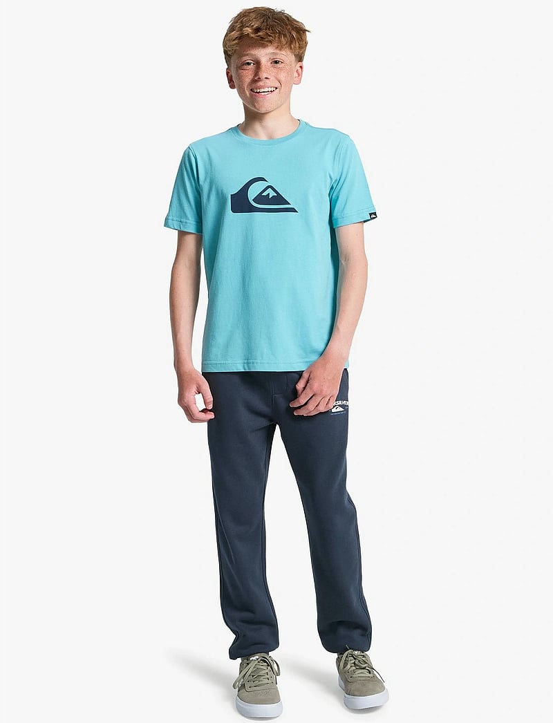 Quiksilver - EV COMP LOGO SS YOUTH - kortærmede t-shirts - aqua - 4