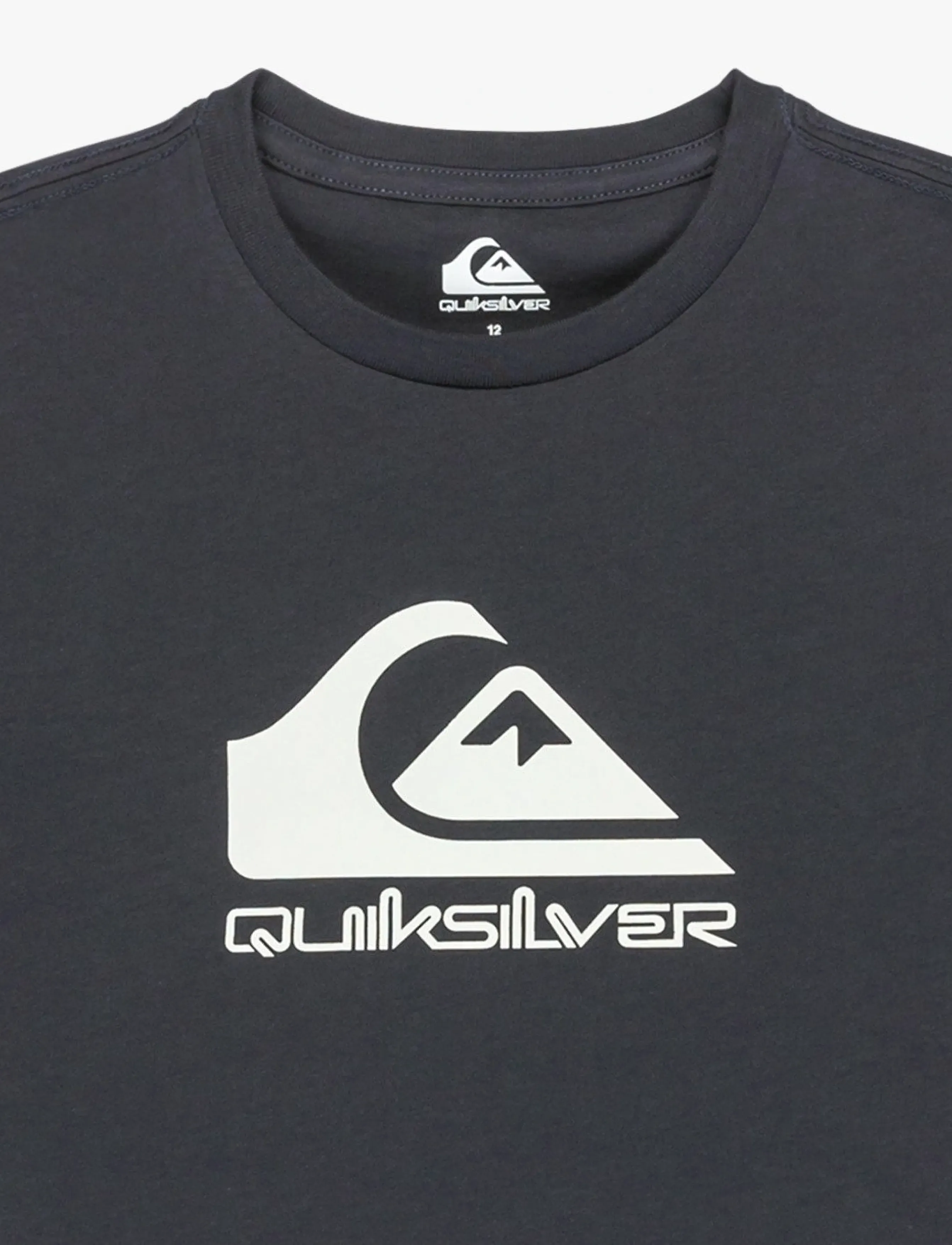 Quiksilver - EV COMP LOGO SS YOUTH - short-sleeved t-shirts - dark navy - 2