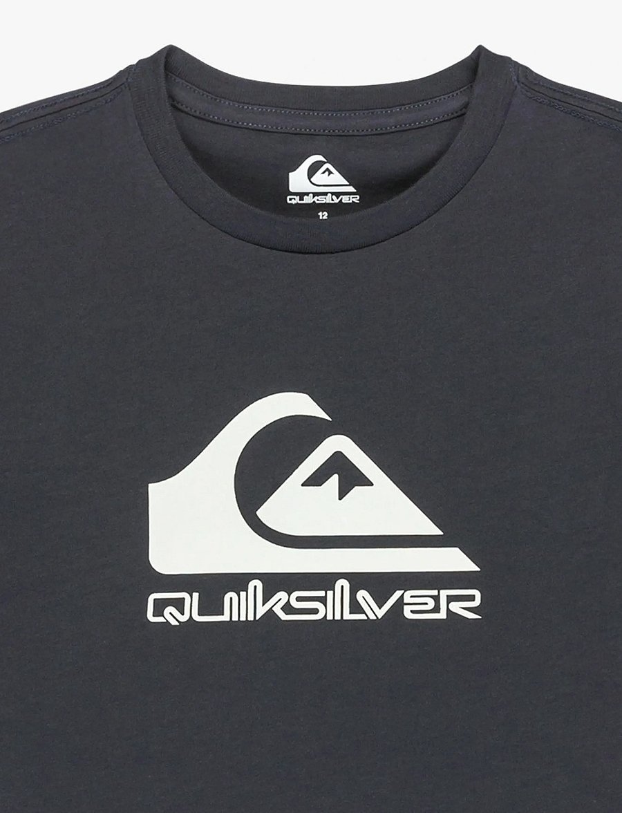 Quiksilver - EV COMP LOGO SS YOUTH - kortärmade t-shirts - dark navy - 2