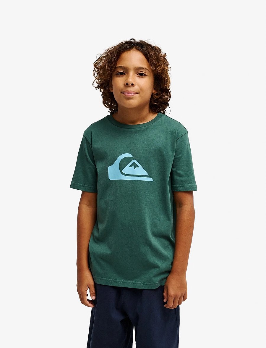 Quiksilver - EV COMP LOGO SS YOUTH - kortärmade t-shirts - forest - 0